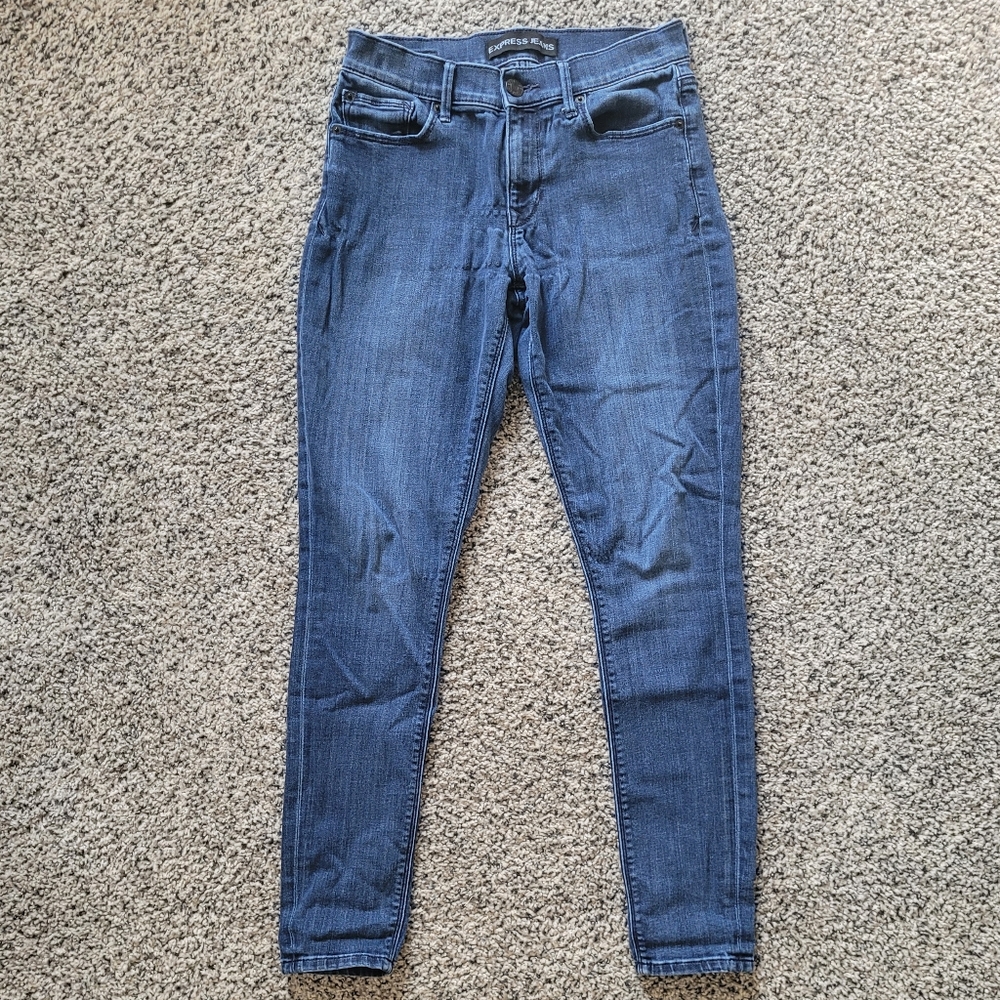 Express Mid Rise Legging Jeans